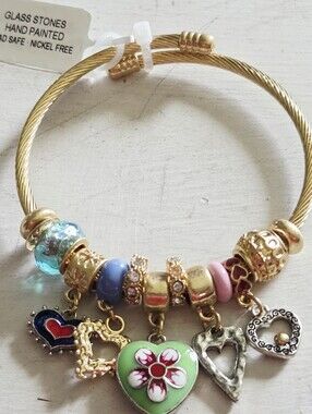 NIB Piper K Charm Bracelet